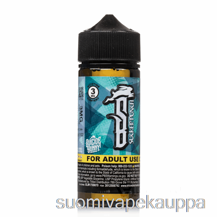 Vape Suomi Sucker Punch - Itsemurhapupu - 120ml 0mg